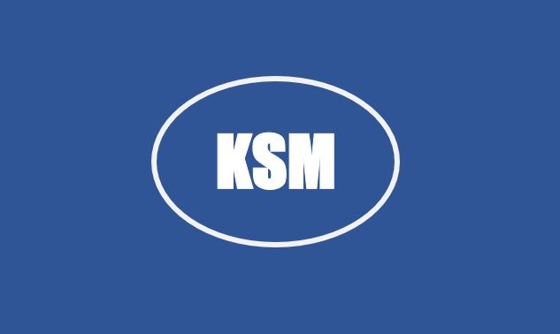高知精工メッキロゴKSM 高知精工メッキのロゴ