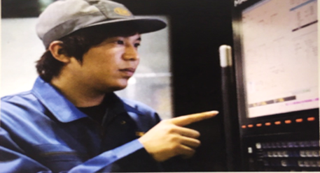 高知精工メッキ社員松木さん